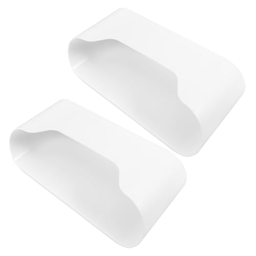 LIFKOME 2 Stück Teiliges Wandhalter Küchen Organizer Selbstklebend Abs Aufbewahrungsboxen für Küchenschrank Tür Mikrowelle Regal Badezimmer Kosmetik Aufbewahrung Kompakt Platzsparend von LIFKOME