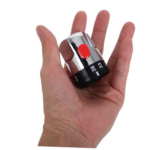 LIFKOME 2 Stück Teiliges Wasserhahn Reparaturset mit Drehbarem Ventiloberteil Elektroplattierte Thermostat knaufmischventile für Badezimmerarmaturen Einfache Montage Stabile von LIFKOME