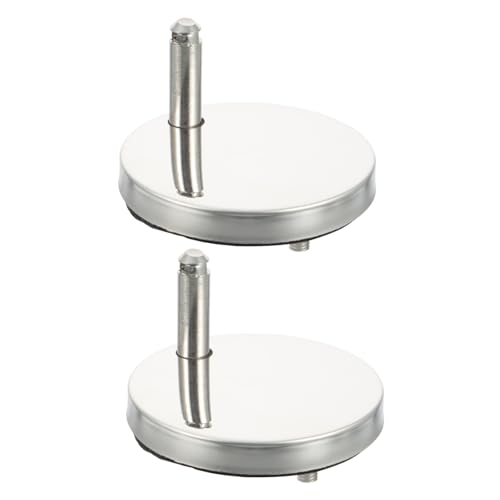 LIFKOME 2 Stück Toilettensitz Scharniere Schrauben Ersatzteile Rostfrei Einfache Montage Passend für Standard Wc sitze Stabile Befestigung Langlebig von LIFKOME