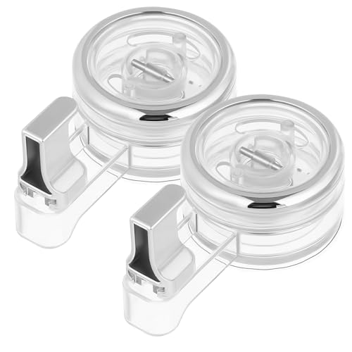 LIFKOME 2 Stück Transparente Drehbare Saugnapf haken Extra Starke Halterung ohne Bohren Vielseitig für Bad Küche Dusche Glas und Glatte Oberflächen Wiederverwendbar Einfach Verstellbar von LIFKOME