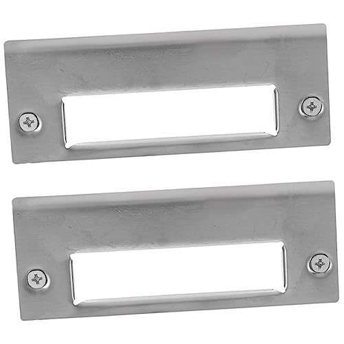 LIFKOME 2 Stück Türschloss Schließblech Teiliges Verstärktes Deadbolt Cover Plate Langlebige Türbeschläge für Wohn und Gewerberaum Einfach zu Montierende Türrahmenverstärkung Ersatz für von LIFKOME