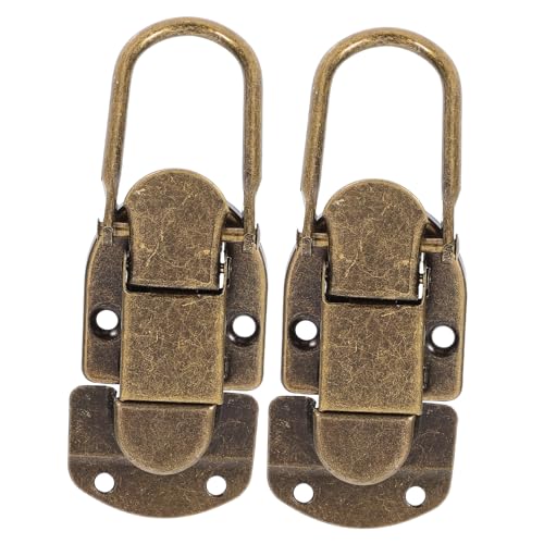 LIFKOME 2 Stück Vintage Metallverschluss Selbstschließend Schmuckkisten Riegel für Holzkisten Eleganter Verdeckter Schnappverschluss Langlebig und Sicher für Aufbewahrungsboxen LIFKOME 2 Stück Vintage Metallverschluss Selbstschließend Schmuckkisten Riegel für Holzkisten Eleganter Verdeckter Schnappverschluss Langlebig und Sicher für Aufbewahrungsboxen von LIFKOME