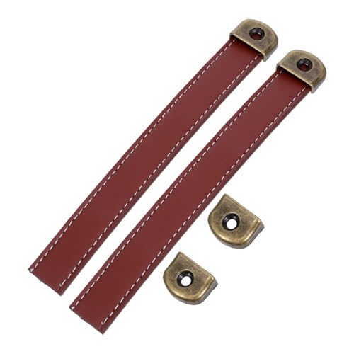LIFKOME 2 Stück Vintage PU Ledergriffe Robuste Retro Schrank Schubladengriffe für Möbel Ergonomische Zuggriffe Vielseitig Einsetzbar für Kommoden Küchen Kleiderschränke Braun LIFKOME 2 Stück Vintage PU Ledergriffe Robuste Retro Schrank Schubladengriffe für Möbel Ergonomische Zuggriffe Vielseitig Einsetzbar für Kommoden Küchen Kleiderschränke Braun von LIFKOME