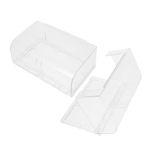 LIFKOME 2 Stück Wasserdichte Selbstklebende Steckdosenabdeckung für Badezimmer Doppelter Schutz gegen Wasserspritzer Langlebige Abdeckung für Steckdosen Transparent von LIFKOME