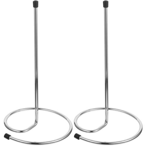LIFKOME 2 Stück Weindekanter Trockenständer Metall Abtropfgestell für Karaffen Schnelltrocknendes Flaschenregal für Zuhause Bars und Restaurants von LIFKOME