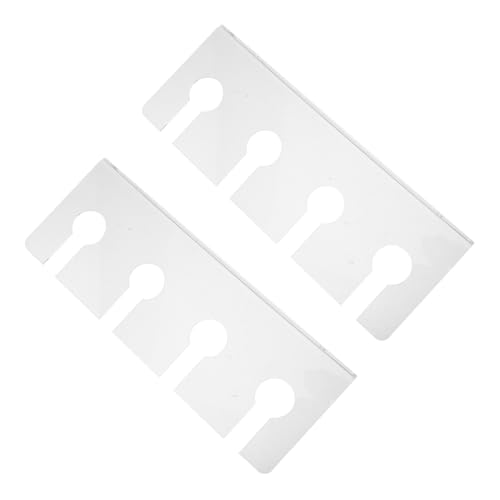 LIFKOME Schrank Weinglas Rack Transparente Weinglashalter Aus Acryl Zur Wandmontage Weinglasregal Schrank Organisation Und Präsentation Von Weingläsern von LIFKOME