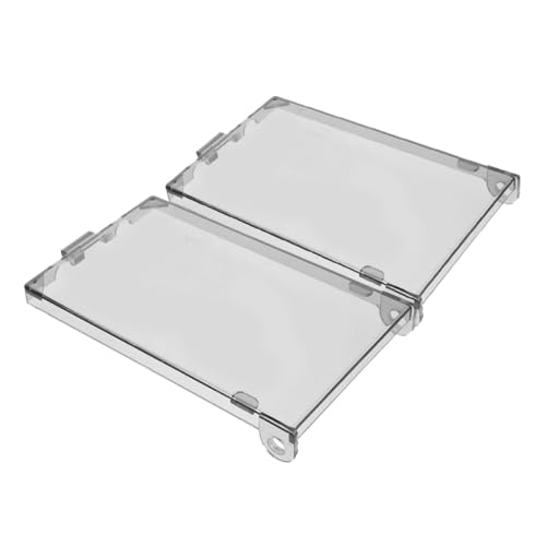 LIFKOME 2 Stück Wetterfeste Steckdosenabdeckung Transparente Schutzplatte mit Präziser Abdichtung Staub Einfache Installation Kompatibel für Innen Außenbereich Vielseitiger von LIFKOME