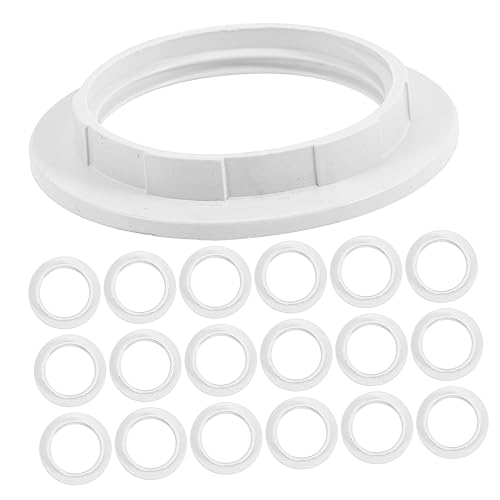 LIFKOME 20 Stück Lampenschirm Halterung Lampenfassung Adapter Stabiler Lampenschirm Ring Installieren für Schlafzimmer und Küche von LIFKOME