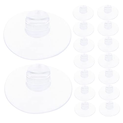 LIFKOME 20 Stück Saugnapf Kabelmanagement Clips Transparente Halter für Lichterketten Wand Kabel Fixierer Rutschfeste Pads für Einfache Handhabung und Zuverlässige Befestigung von LIFKOME