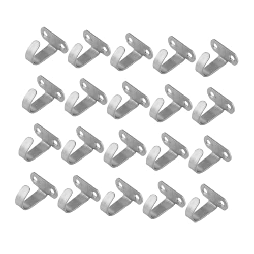 LIFKOME 20 Stück Teiliges Edelstahlhaken Deckenhaken Rostfrei Belastbar und Rostbeständig Vielseitig zum Aufhängen von Lampen Tüchern Kleidung in Schlafzimmer Bad und Kleiderschrank LIFKOME 20 Stück Teiliges Edelstahlhaken Deckenhaken Rostfrei Belastbar und Rostbeständig Vielseitig zum Aufhängen von Lampen Tüchern Kleidung in Schlafzimmer Bad und Kleiderschrank von LIFKOME