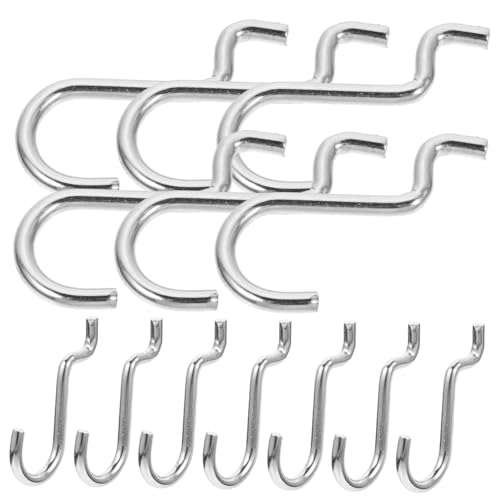 LIFKOME 20 Stück Teiliges Metall Doppelhaken für Lochwände Rostfreie Pegboard Haken mit Hoher Tragfähigkeit Einfache Montage für Werkstatt Garage Einzelhandel und Haushaltsorganisation LIFKOME 20 Stück Teiliges Metall Doppelhaken für Lochwände Rostfreie Pegboard Haken mit Hoher Tragfähigkeit Einfache Montage für Werkstatt Garage Einzelhandel und Haushaltsorganisation von LIFKOME