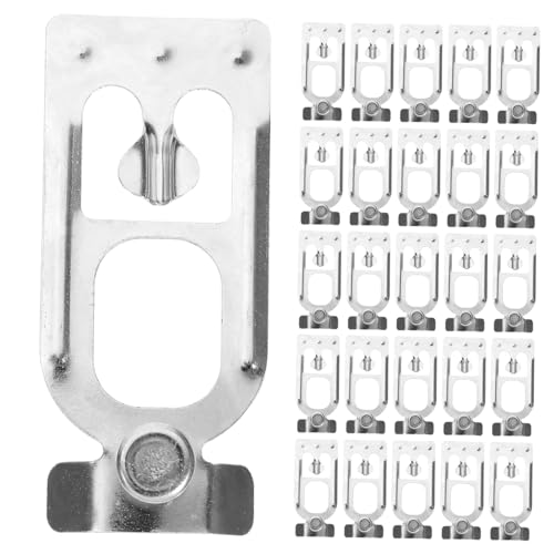 LIFKOME 20 Stück Teiliges Palettenregal Sicherheitsclips Verzinkte Teardrop Steckverbinder Rostbeständig Robust und Verformungsfest Sichere Verbindung für Lager und DIY Regalsysteme von LIFKOME