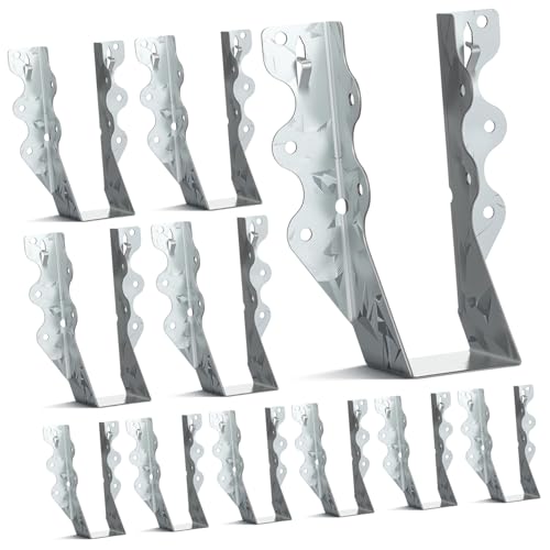LIFKOME 20 Stück Teiliges Set Verzinkter Balkenaufhänger Robuste Stahlhalterungen für Holzbau für Scheunen Decks und Dächer Einfache Montage Langlebig Silber LIFKOME 20 Stück Teiliges Set Verzinkter Balkenaufhänger Robuste Stahlhalterungen für Holzbau für Scheunen Decks und Dächer Einfache Montage Langlebig Silber von LIFKOME