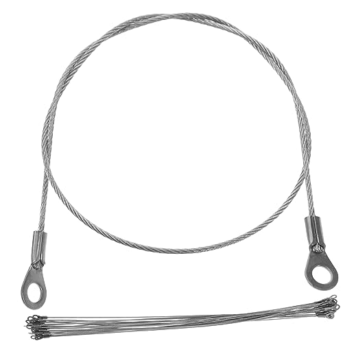 LIFKOME 20 Stück Teiliges Sicherheitskabel Rostfreie Stahlseile mit Schlaufen Robustes Outdoor Tether Strap Vielseitig für Lampen Bilderrahmen und Arbeitsleuchten Langlebig und Bruchfest LIFKOME 20 Stück Teiliges Sicherheitskabel Rostfreie Stahlseile mit Schlaufen Robustes Outdoor Tether Strap Vielseitig für Lampen Bilderrahmen und Arbeitsleuchten Langlebig und Bruchfest von LIFKOME
