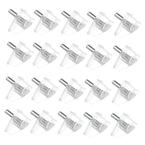 LIFKOME 20 Stück Teiliges Transparentes Kunststoff Bodenträger für Schränke Einfache Montage Vielseitig Einsetzbar für Einlegeböden in Möbeln Regalen Vitrinen und Küchenschränken LIFKOME 20 Stück Teiliges Transparentes Kunststoff Bodenträger für Schränke Einfache Montage Vielseitig Einsetzbar für Einlegeböden in Möbeln Regalen Vitrinen und Küchenschränken von LIFKOME