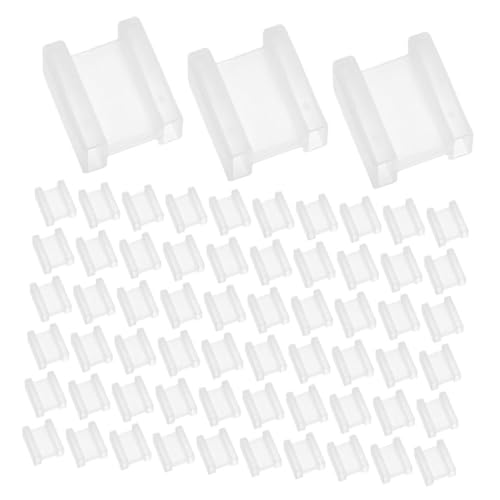 LIFKOME 200 Stück Netzstecker Schutzhüllen Kabelschutz Elektrische Steckerkabelabdeckung Netzstecker Schutzabdeckung Steckdosen Steckerabdeckungen Steckerschutz Kunststoff von LIFKOME