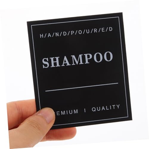 LIFKOME 24 Stück Wasserdichte Badezimmeretiketten Wiederbefüllbare Flaschenaufkleber für Seife Shampoo Conditioner und Seifenspender Selbstklebend Klare Beschriftung Vielseitig für von LIFKOME