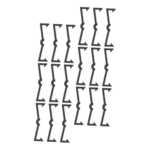 LIFKOME 250 Stück Robuste Kunststoff Hakenfixierer für Standard Pegboards für Sichere Aufbewahrung von Werkzeugen und Ausrüstung von LIFKOME