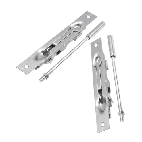 LIFKOME 2Sätze Türriegel für Doppeltüren Sicherheitsriegel Abschließbar für Fenster und Innentüren Robustes Design für Zuverlässige Diebstahlsicherung von LIFKOME