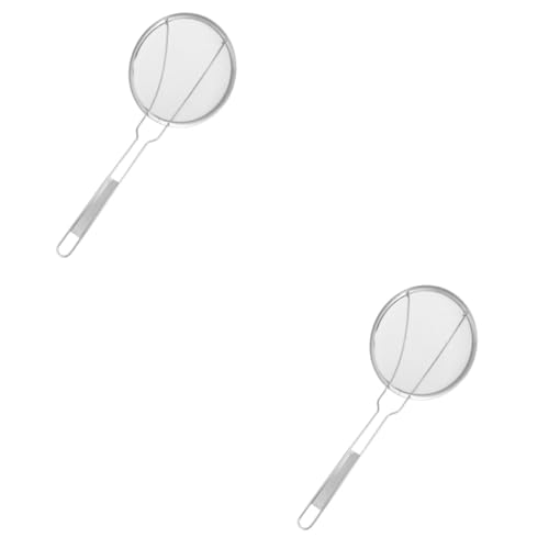LIFKOME 2St Edelstahlsieb Heimsieb Spülkorbsieb Mehlsieb Schöpfkelle Filter Pommes frites sieb Skimmer aus Edelstahl sieb aus edelstahl Nudel Abschäumer gebratener Zaun LIFKOME 2St Edelstahlsieb Heimsieb Spülkorbsieb Mehlsieb Schöpfkelle Filter Pommes frites sieb Skimmer aus Edelstahl sieb aus edelstahl Nudel Abschäumer gebratener Zaun von LIFKOME