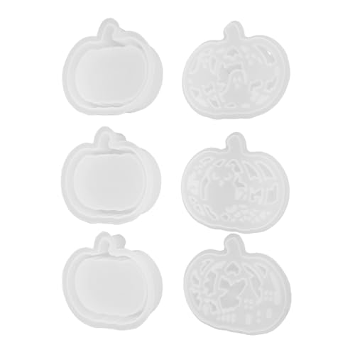 LIFKOME 3 Sätze Silikon Kürbisformen für Epoxidharz Gießen Halloween Teelichthalter Hohlkürbis Design Wiederverwendbar für Kerzenhalter Deko Basteln mit Epoxidharz Gips Wachs LIFKOME 3 Sätze Silikon Kürbisformen für Epoxidharz Gießen Halloween Teelichthalter Hohlkürbis Design Wiederverwendbar für Kerzenhalter Deko Basteln mit Epoxidharz Gips Wachs von LIFKOME
