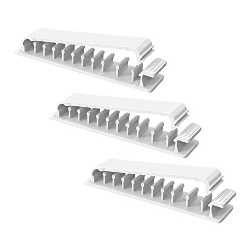 LIFKOME Kabelclips Organizer 3 Stück Selbstklebend für Kabelmanagement – 10-Loch Kabelhalter für USB Ladekabel Stück Kabelhalter für Schreibtisch und Zuhause Stabil und Ordentlich LIFKOME Kabelclips Organizer 3 Stück Selbstklebend für Kabelmanagement – 10-Loch Kabelhalter für USB Ladekabel Stück Kabelhalter für Schreibtisch und Zuhause Stabil und Ordentlich von LIFKOME