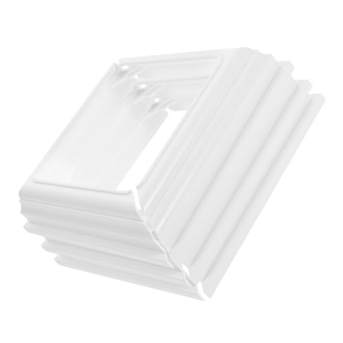 LIFKOME 3 Stück Pfostenfuß Abdeckung Geteilte Basisplatte für Geländer und Treppen Dekorative PVC Handlauf Sockel Wetterfest Einfache Installation Stabiler Halt für Garten Balkon Terrasse LIFKOME 3 Stück Pfostenfuß Abdeckung Geteilte Basisplatte für Geländer und Treppen Dekorative PVC Handlauf Sockel Wetterfest Einfache Installation Stabiler Halt für Garten Balkon Terrasse von LIFKOME