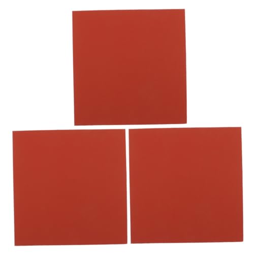LIFKOME 3 Stück Silikon Wärmepressmatte Hitzebeständige Isoliermatte für Gleichmäßige Transferdrucke Vibrationsdämpfend und Langlebig von LIFKOME