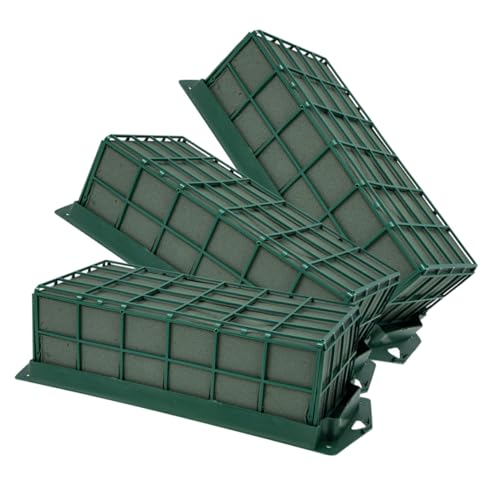 LIFKOME 3 Stück Teiliges Rechteckig Wandhängbar für Frische und Künstliche Blumen DIY Blumenschwamm für Wanddekoration Tischarrangements Hochzeiten Partys und Wohnräume von LIFKOME