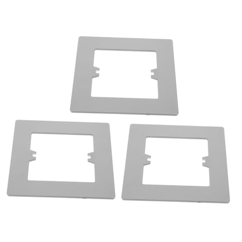 LIFKOME 3 Stück Teiliges Wandsteckdosenabdeckung Dekorative Lichtschalterabdeckung Hochwertigem Material Einfache Installation für Heimwerker Graue Farbe für Verschiedene Wohnstile LIFKOME 3 Stück Teiliges Wandsteckdosenabdeckung Dekorative Lichtschalterabdeckung Hochwertigem Material Einfache Installation für Heimwerker Graue Farbe für Verschiedene Wohnstile von LIFKOME