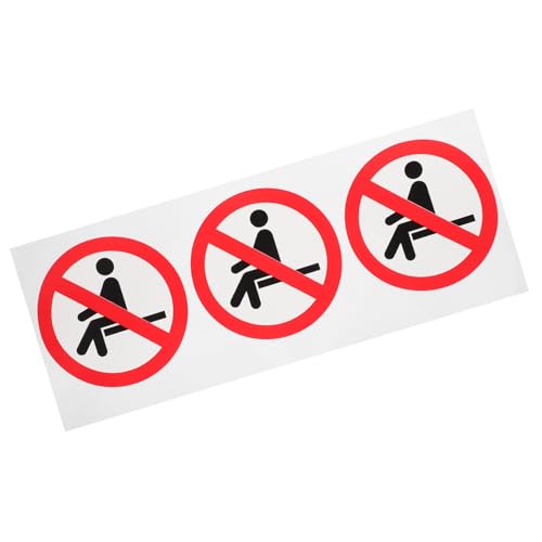 LIFKOME 3 Stück Teiliges Warnschild Nicht Sitzen oder Liegen Selbstklebende Sicherheitsaufkleber für Industrie Werkstatt Lager Gefahrenhinweis Langlebig und Witterungsbeständig LIFKOME 3 Stück Teiliges Warnschild Nicht Sitzen oder Liegen Selbstklebende Sicherheitsaufkleber für Industrie Werkstatt Lager Gefahrenhinweis Langlebig und Witterungsbeständig von LIFKOME