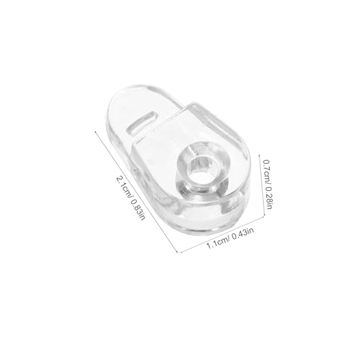 LIFKOME 30 Stück Teiliges Glasclips Kleiderschrank Glas türen Stabile mit Schrauben Vielseitig für Spiegel Bilderrahmen Langlebige Glasregalhalterungen Transparent LIFKOME 30 Stück Teiliges Glasclips Kleiderschrank Glas türen Stabile mit Schrauben Vielseitig für Spiegel Bilderrahmen Langlebige Glasregalhalterungen Transparent von LIFKOME