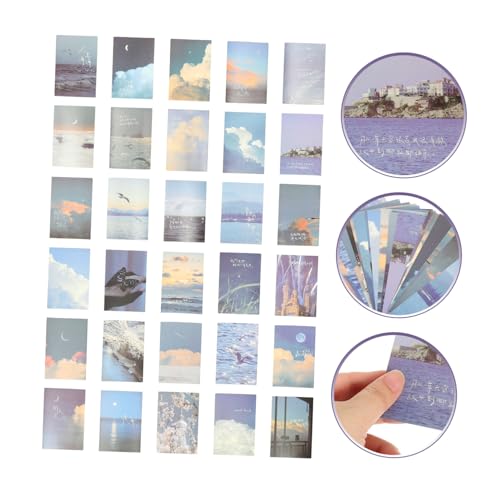 LIFKOME 30 Stück Teiliges Wanddekor Poster Karten mit Blauem Meer Motiv Vielseitiges Scrapbook Bastelpapier für DIY Journal Praktische Raumcollage und Handgemachte Fotoalbumgestaltung LIFKOME 30 Stück Teiliges Wanddekor Poster Karten mit Blauem Meer Motiv Vielseitiges Scrapbook Bastelpapier für DIY Journal Praktische Raumcollage und Handgemachte Fotoalbumgestaltung von LIFKOME
