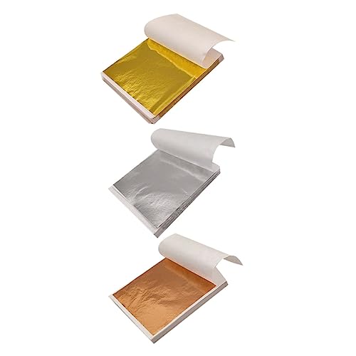 LIFKOME 300blätter Blattgold Imitation Zum Basteln Möbelgoldfolie Für Dekoration Goldfolien Zum Vergolden Bastelglitzer Für Nägel Einrichtungsvorschläge Mit Blattgold von LIFKOME