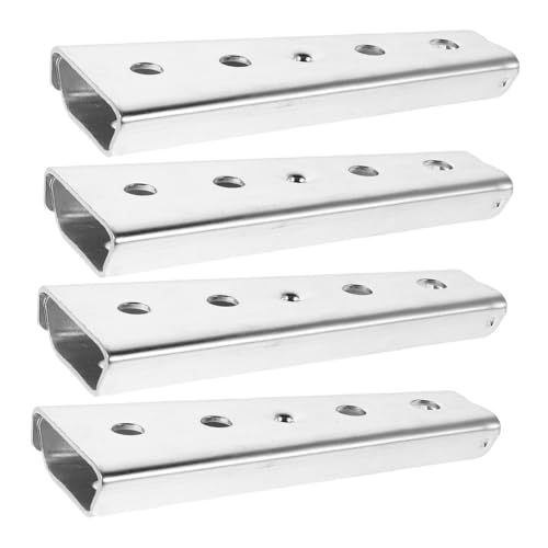 LIFKOME 4 Paare Verdeckte Wandhalterung für Kopfteil Schwerlast Metall Sofa Verbinder Interlock Steckverbinder für Ecksofa Bett Möbel Verbindungsklammern Sicherer Halt Vielseitig von LIFKOME