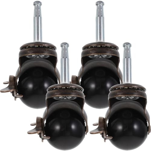 LIFKOME 4 Sätze Bürostuhlrollen mit Bremse Robuste Möbelrollen aus Stahl und PP Geräuscharm Leise Laufrollen für Teppichböden Ersatzrollen für Schreibtischstühle und Kleine Geräte LIFKOME 4 Sätze Bürostuhlrollen mit Bremse Robuste Möbelrollen aus Stahl und PP Geräuscharm Leise Laufrollen für Teppichböden Ersatzrollen für Schreibtischstühle und Kleine Geräte von LIFKOME