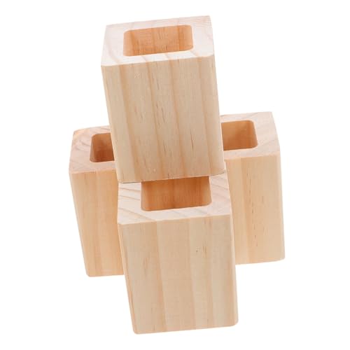 LIFKOME 4 Stück Holz Möbelerhöhung Quadratisch Hohe Möbelbeine aus Massivem Holz für Bett Sofa Tisch Stabile Möbelstütze Minimalistisches Design rutschfest Praktische Möbelanhebung LIFKOME 4 Stück Holz Möbelerhöhung Quadratisch Hohe Möbelbeine aus Massivem Holz für Bett Sofa Tisch Stabile Möbelstütze Minimalistisches Design rutschfest Praktische Möbelanhebung von LIFKOME