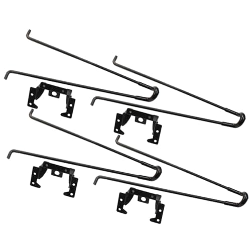 LIFKOME 4 Stück Klappbare Tischbeine Stabile Hairpin Möbelfüße Robustes Eisen Vielseitig für DIY Möbel Endtisch und Bank Platzsparend Modernes Design von LIFKOME