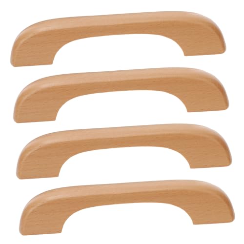 LIFKOME 4 Stück Massive Holzgriffe für Küchenschränke und Möbel aus Lackierter Buche Ergonomisch Geformt für Schrank Schubladentüren Modernes Design Komfortabler Griff für Vielseitige LIFKOME 4 Stück Massive Holzgriffe für Küchenschränke und Möbel aus Lackierter Buche Ergonomisch Geformt für Schrank Schubladentüren Modernes Design Komfortabler Griff für Vielseitige von LIFKOME