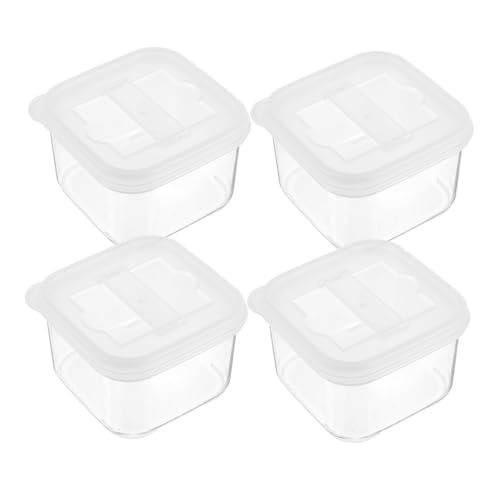 LIFKOME 4 Stück Mini Aufbewahrungsboxen aus Kunststoff für Laborproben Lebensmittel und Bodenproben mit Beschriftbarem Etikett Temperaturbeständig Stabil für Labor und Transport LIFKOME 4 Stück Mini Aufbewahrungsboxen aus Kunststoff für Laborproben Lebensmittel und Bodenproben mit Beschriftbarem Etikett Temperaturbeständig Stabil für Labor und Transport von LIFKOME