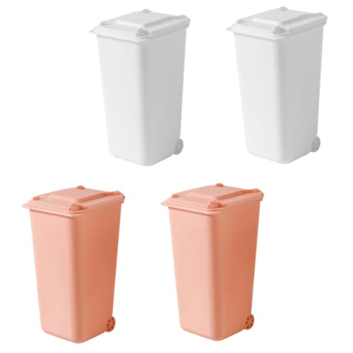 LIFKOME 4 Stück Mini Tischmülleimer mit Deckel aus Robustem Kunststoff Kompakt und Praktisch für Büro Schlafzimmer und Küche Platzsparender Kleiner Abfalleimer für Schreibtisch und Zimmer LIFKOME 4 Stück Mini Tischmülleimer mit Deckel aus Robustem Kunststoff Kompakt und Praktisch für Büro Schlafzimmer und Küche Platzsparender Kleiner Abfalleimer für Schreibtisch und Zimmer von LIFKOME