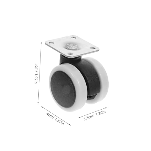 LIFKOME 4 Stück Möbelrollen Leise Schwenkbar Schwerlast Transportrollen ohne Bremse für Babybett und Möbel Einfache Montage Stabile Tragkraft LIFKOME 4 Stück Möbelrollen Leise Schwenkbar Schwerlast Transportrollen ohne Bremse für Babybett und Möbel Einfache Montage Stabile Tragkraft von LIFKOME