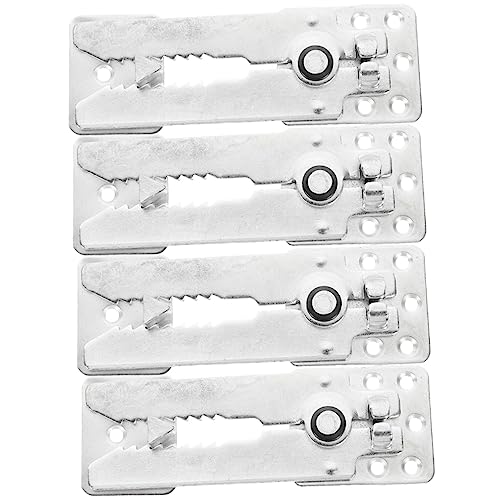 LIFKOME 4 Stücke Sofa Verbinder Metall Sofagarnitur Verbinder Robust und für Ecksofas und Betten Möbelzubehör zur Einfachen Montage von LIFKOME