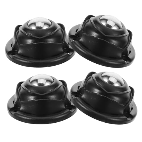 LIFKOME 4 Stück Selbstklebende Drehbare Möbel lenkrollen Geräuschlose Leichtgängige Klebe räder für Aufbewahrungsboxen Mülleimer Kleine Möbel Kratzfeste Oberfläche Einfache Montage ohne von LIFKOME