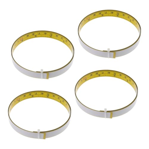 LIFKOME 4 Stück Selbstklebendes Maßband mit Doppelskaliertem Stahllineal Haftender Maßstab für Werkbank Holzarbeiten und Präzises Messen Flachen Oberflächen LIFKOME 4 Stück Selbstklebendes Maßband mit Doppelskaliertem Stahllineal Haftender Maßstab für Werkbank Holzarbeiten und Präzises Messen Flachen Oberflächen von LIFKOME