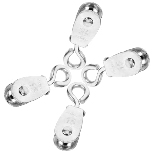 LIFKOME 4 Stück Teiliges Edelstahl Mini Seilzug Umlenkrollen Korrosionsbeständige Platzsparende Kabelzug Seilrollen für Drahtseil und Schienensystem Vielseitig Einsetzbar für Zugvorgänge LIFKOME 4 Stück Teiliges Edelstahl Mini Seilzug Umlenkrollen Korrosionsbeständige Platzsparende Kabelzug Seilrollen für Drahtseil und Schienensystem Vielseitig Einsetzbar für Zugvorgänge von LIFKOME