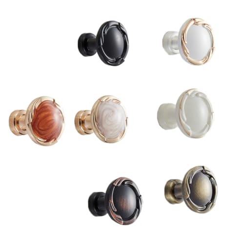 LIFKOME 4 Stück Teiliges Keramik Rundes Design Antik Stil Schrankgriff Kommode Griff Schubladengriff für Schränke und Kleiderschränke Langlebig und Vielseitig Einsetzbar von LIFKOME