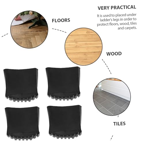 LIFKOME 4 Stück Teiliges Leiterfußschutz Rutschfestem Verschleißfestem Gummi für Treppen und Gerüste Langlebige Leiterfüße abdeckungen zum Schutz von Böden und Stabiler Stand LIFKOME 4 Stück Teiliges Leiterfußschutz Rutschfestem Verschleißfestem Gummi für Treppen und Gerüste Langlebige Leiterfüße abdeckungen zum Schutz von Böden und Stabiler Stand von LIFKOME