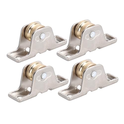 LIFKOME 4 Stück Teiliges Metall Rollenlager für Vorhangschiene Korrosionsbeständige Fenster und Tür Seitenlaufrolle mit Dicker Radaufnahme Langlebige Umlenkrolle für Schiebetür und LIFKOME 4 Stück Teiliges Metall Rollenlager für Vorhangschiene Korrosionsbeständige Fenster und Tür Seitenlaufrolle mit Dicker Radaufnahme Langlebige Umlenkrolle für Schiebetür und von LIFKOME