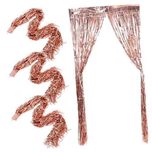 LIFKOME 4 Stück Teiliges Metallic Lametta Vorhang Folienfransen für Hochzeiten Geburtstagsfeiern und Foto Backdrop Dekorationen Roségold für Festliche Anlässe LIFKOME 4 Stück Teiliges Metallic Lametta Vorhang Folienfransen für Hochzeiten Geburtstagsfeiern und Foto Backdrop Dekorationen Roségold für Festliche Anlässe von LIFKOME
